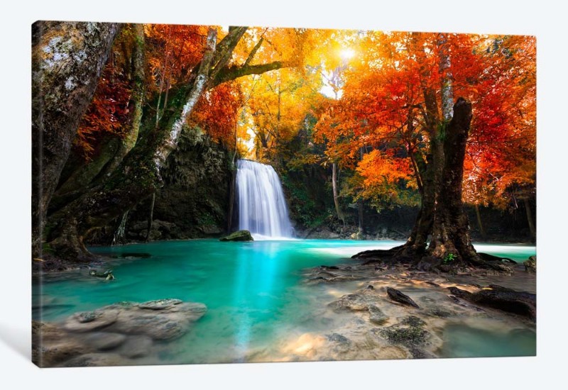 картинка 5D картина  «Девственный водопад» | интернет-магазин фотообоев ARTDECO