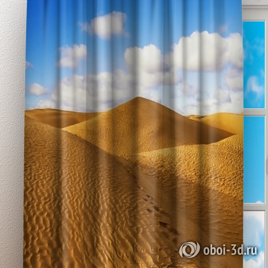 картинка Фотошторы «Пески пустыни» | интернет-магазин фотообоев ARTDECO