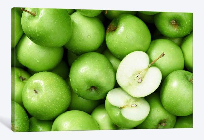 картинка 5D картина  «Композиция с зелеными яблоками» | интернет-магазин фотообоев ARTDECO