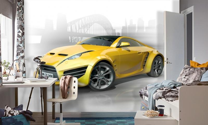 картинка 3D Фотообои «Концепт автомобиля» | интернет-магазин фотообоев ARTDECO