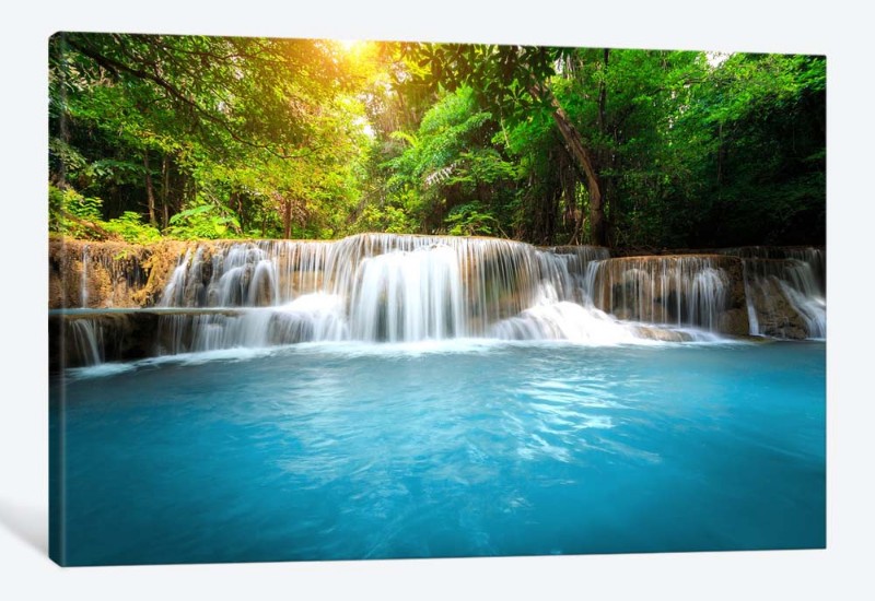 картинка 5D картина  «Голубой водопад» | интернет-магазин фотообоев ARTDECO