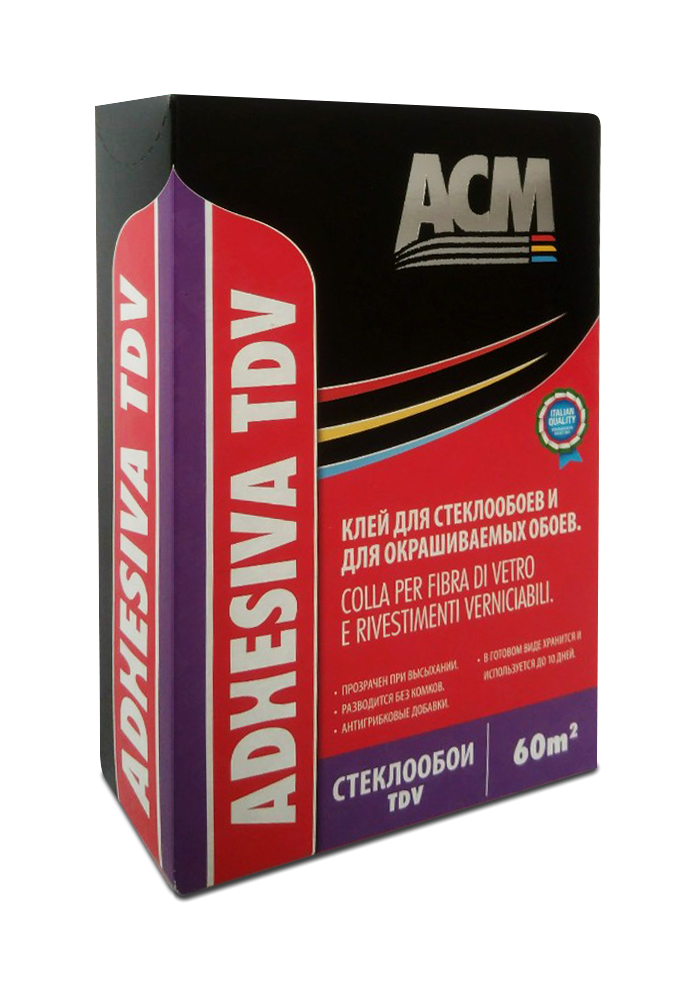картинка 10132-250 Клей обойный ADHESIVA TDV 250 gr,  (для обоев под покраску, стеклообоев, фресок) | интернет-магазин фотообоев ARTDECO