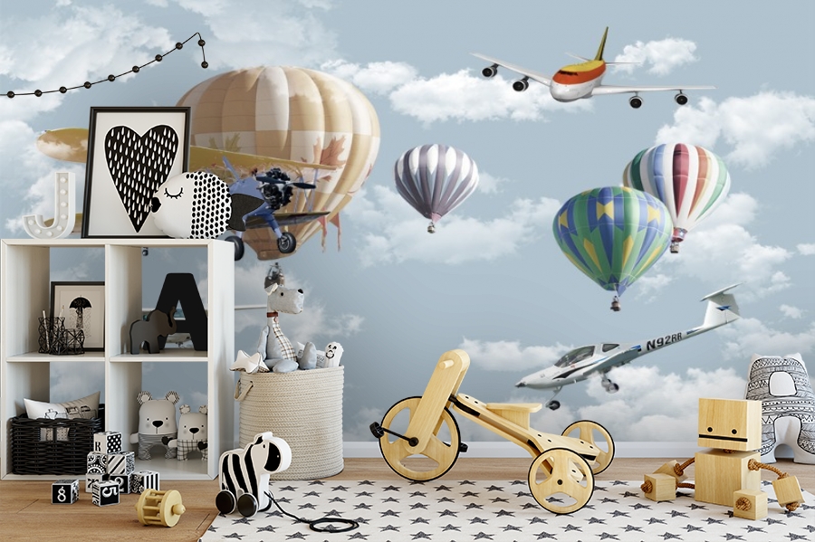 картинка 3D Фотообои «Воздушная фантазия» | интернет-магазин фотообоев ARTDECO