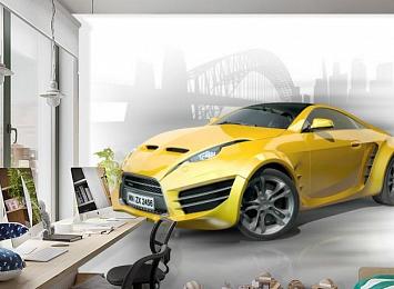 3D Фотообои «Концепт автомобиля»