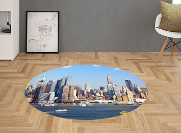 3D Ковер «С видом Нью-Йорка»