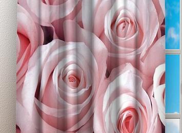 Фотошторы «Благоухающий букет нежных роз»