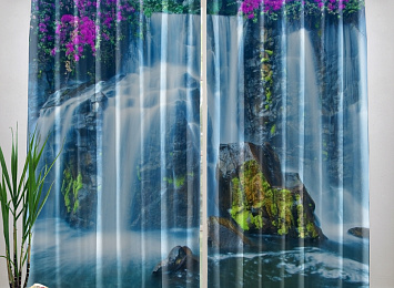 Фотошторы «Горный водопад»