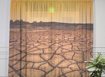 3D тюль "Засушливая пустыня"