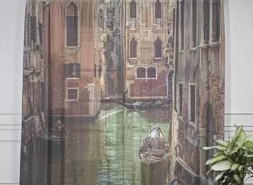 3D тюль "Канал в Венеции"