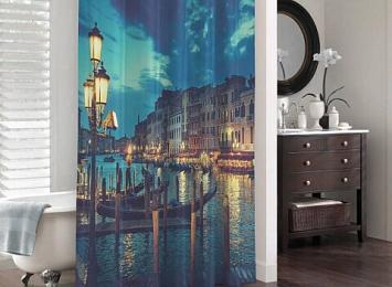 3D шторка для ванны «Вечерняя Венеция»
