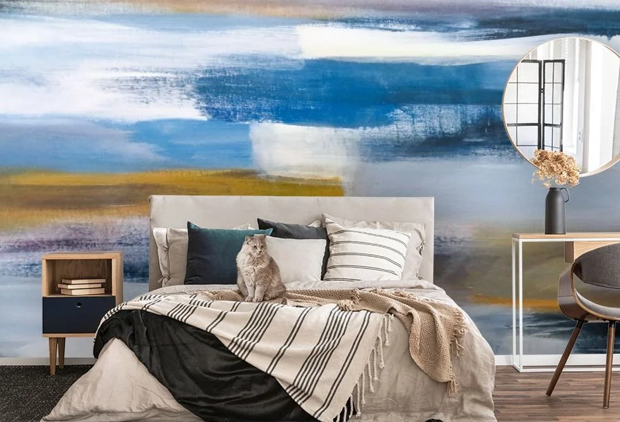 Картинка 3D Фотообои «Морская абстракция» | интернет-магазин ELEGANT HOME DECOR