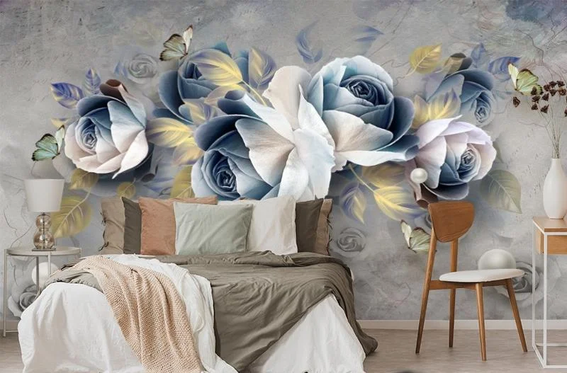 Картинка 3D Фотообои «Безупречные розы» | интернет-магазин ELEGANT HOME DECOR