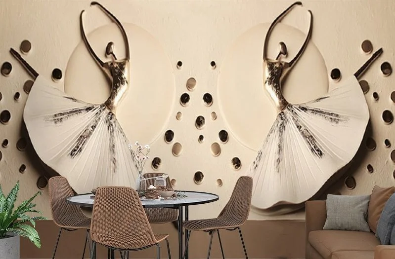 Картинка 3D Фотообои «Балет» | интернет-магазин ELEGANT HOME DECOR