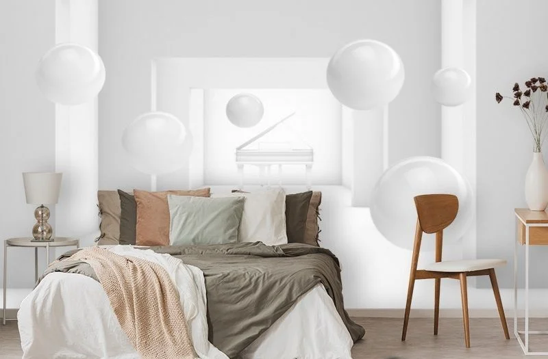 Картинка 3D Фотообои «Рояль в тоннеле» | интернет-магазин ELEGANT HOME DECOR