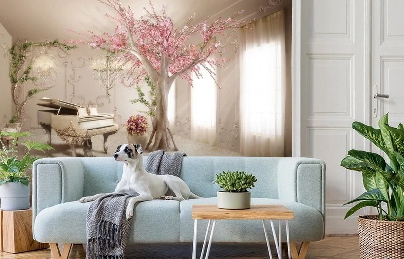 Картинка 3D Фотообои «Комната вдохновения» | интернет-магазин ELEGANT HOME DECOR