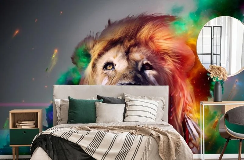 Картинка 3D Фотообои «Царь зверей» | интернет-магазин ELEGANT HOME DECOR