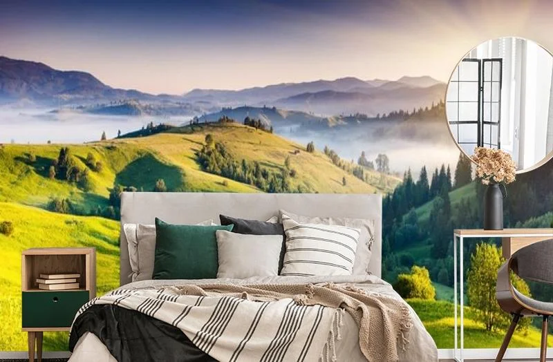 Картинка 3D Фотообои  "Альпийский луг" | интернет-магазин ELEGANT HOME DECOR