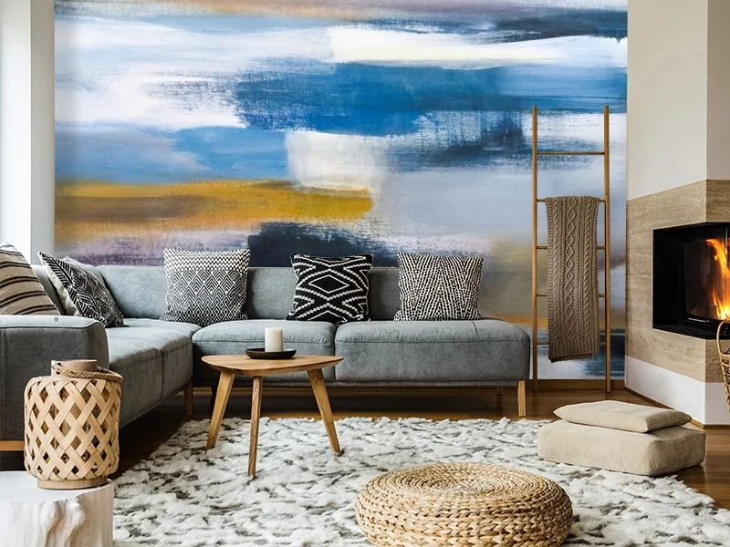 Картинка 3D Фотообои «Морская абстракция» | интернет-магазин ELEGANT HOME DECOR