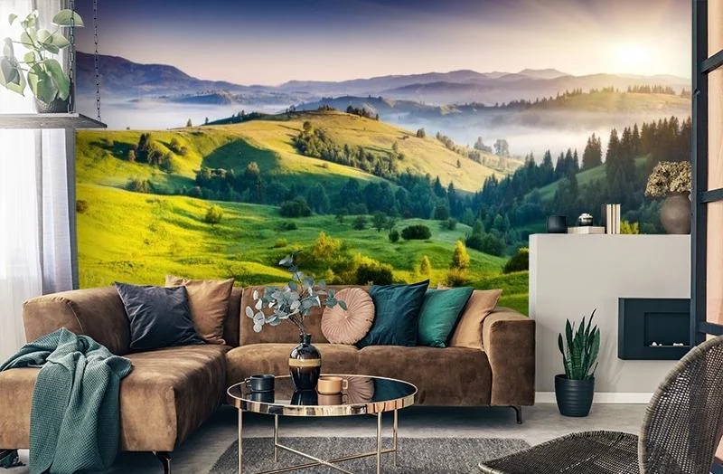 Картинка 3D Фотообои  "Альпийский луг" | интернет-магазин ELEGANT HOME DECOR