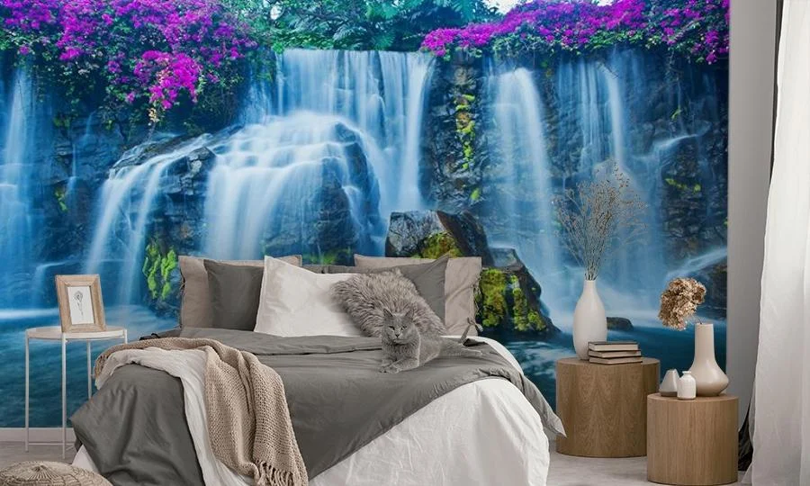 Картинка 3D Фотообои  «Горный водопад» | интернет-магазин ELEGANT HOME DECOR