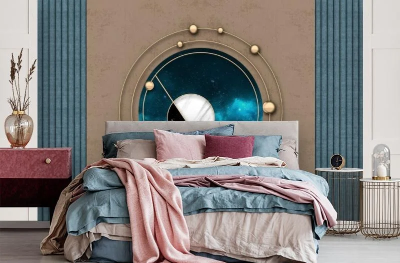 Картинка 3D Фотообои «Окно в космический простор» | интернет-магазин ELEGANT HOME DECOR