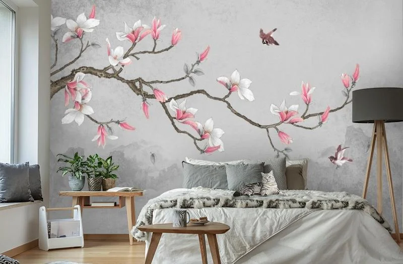 Картинка 3D Фотообои «Весенняя романтика» | интернет-магазин ELEGANT HOME DECOR