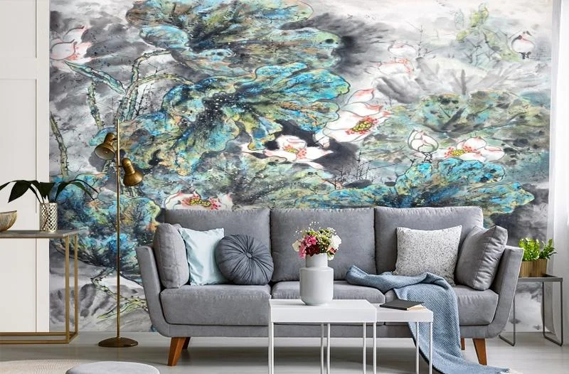 Картинка 3D Фотообои «Японские мотивы: Цветы» | интернет-магазин ELEGANT HOME DECOR