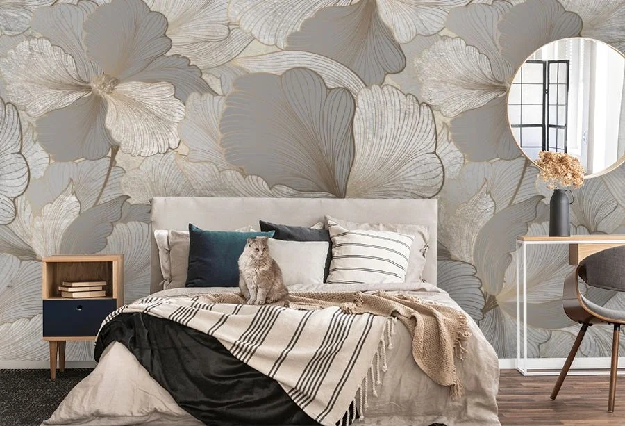 Картинка 3D Фотообои «Роскошный цветочный узор» | интернет-магазин ELEGANT HOME DECOR