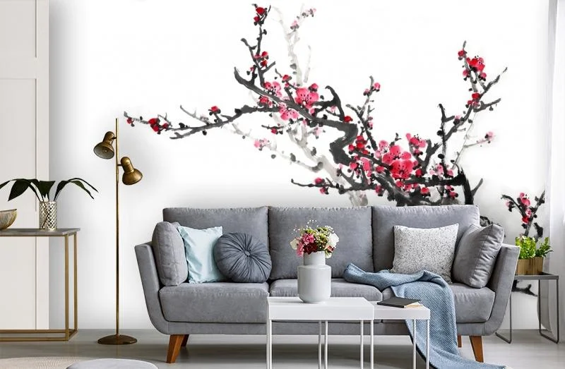 Картинка 3D Фотообои «Японские мотивы: Сакура» | интернет-магазин ELEGANT HOME DECOR