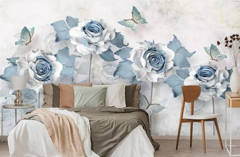 Картинка 3D Фотообои «Удивительные розы» | интернет-магазин ELEGANT HOME DECOR