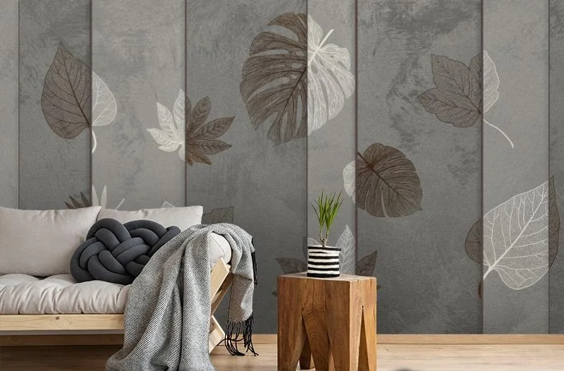 Картинка 3D Фотообои «Контрастный листопад» | интернет-магазин ELEGANT HOME DECOR