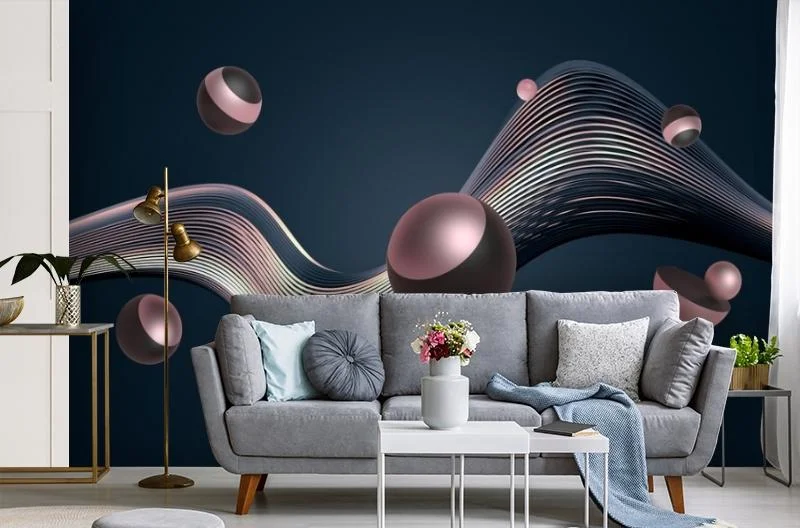 Картинка 3D Фотообои «Космические жемчужины» | интернет-магазин ELEGANT HOME DECOR