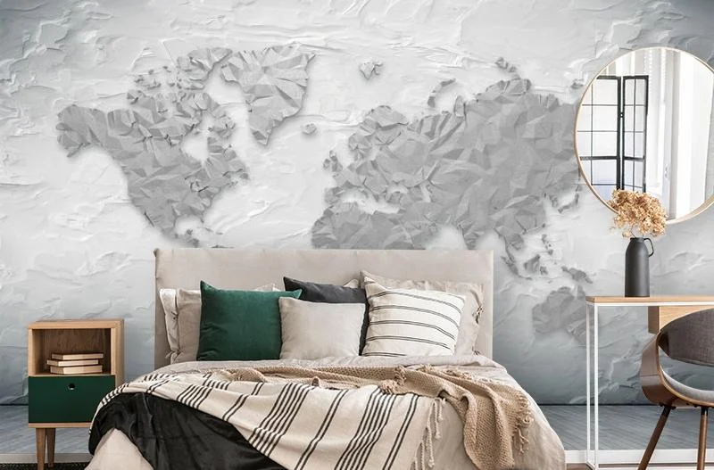 Картинка 3D Фотообои «Карта лофт» | интернет-магазин ELEGANT HOME DECOR