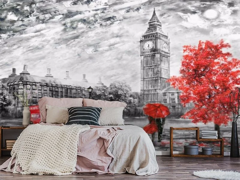 Картинка 3D Фотообои «Лондон Башня Елизаветы» | интернет-магазин ELEGANT HOME DECOR