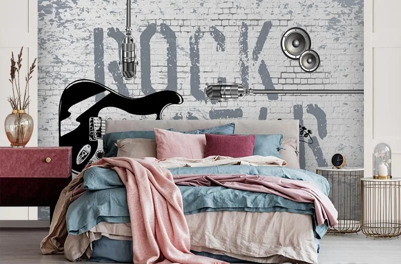 Картинка 3D Фотообои «ROCK STAR» | интернет-магазин ELEGANT HOME DECOR