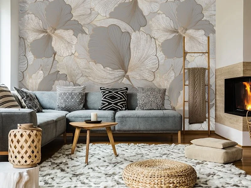 Картинка 3D Фотообои «Роскошный цветочный узор» | интернет-магазин ELEGANT HOME DECOR