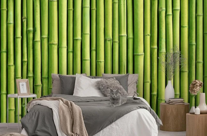 Картинка 3D Фотообои «Бамбуковый фон» | интернет-магазин ELEGANT HOME DECOR