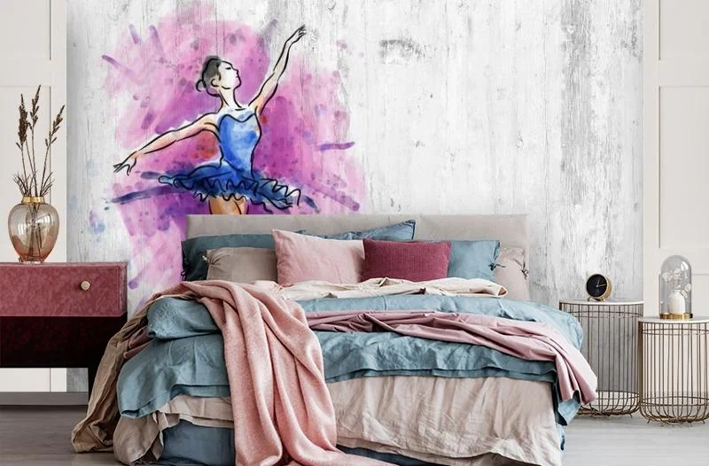 Картинка 3D Фотообои «Балерина» | интернет-магазин ELEGANT HOME DECOR