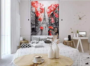 3D Фотообои «Париж - город любви» — стиль и качество для вашего интерьера
