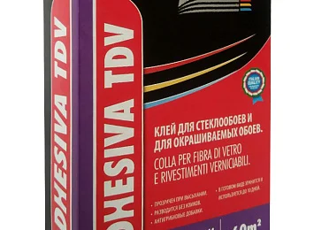 10132-250 Клей обойный ADHESIVA TDV 250 gr,  (для обоев под покраску, стеклообоев, фресок) — стиль и качество для вашего интерьера