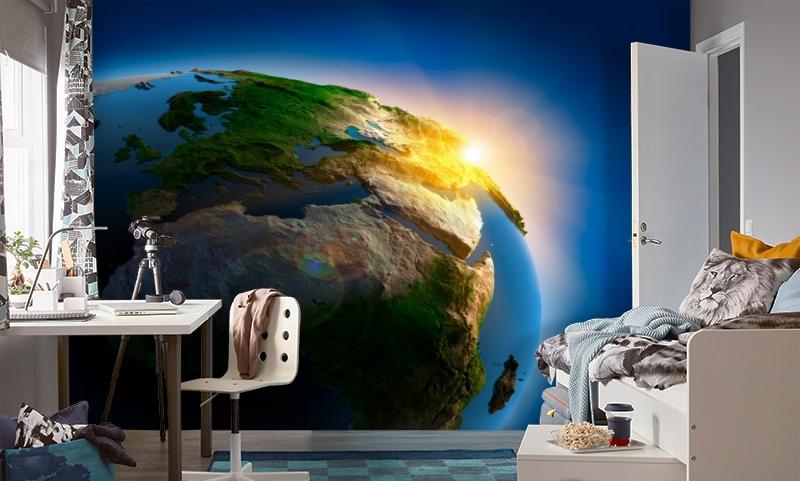 картинка 3D Фотообои  «Земля» | интернет-магазин фотообоев ARTDECO