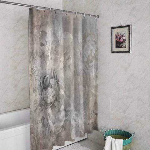 картинка 3D штора для ванны «Завораживающая красота» | интернет-магазин фотообоев ARTDECO