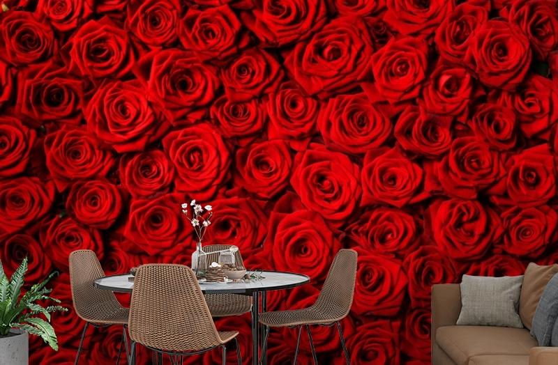 картинка 3D Фотообои «Миллион алых роз» | интернет-магазин фотообоев ARTDECO