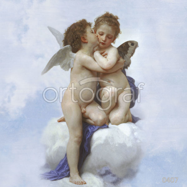 картинка 2 ангелочка | интернет-магазин фотообоев ARTDECO