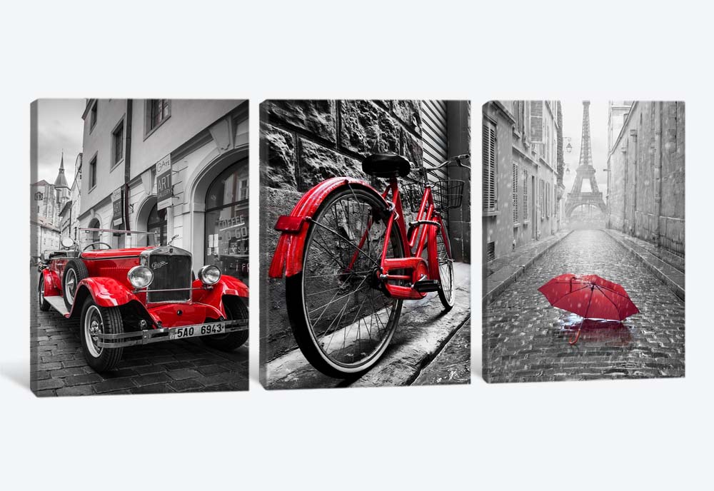 картинка 5D картина «Красный акцент» | интернет-магазин фотообоев ARTDECO