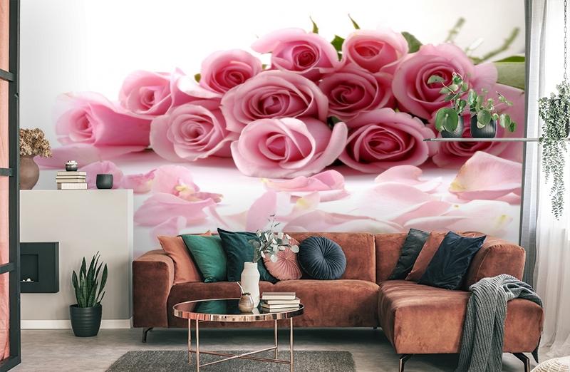 картинка 3D Фотообои «Чайные розы» | интернет-магазин фотообоев ARTDECO
