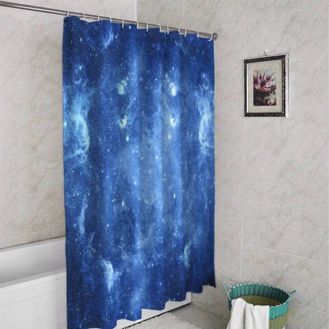 картинка 3D штора в ванную «Звезды» | интернет-магазин фотообоев ARTDECO