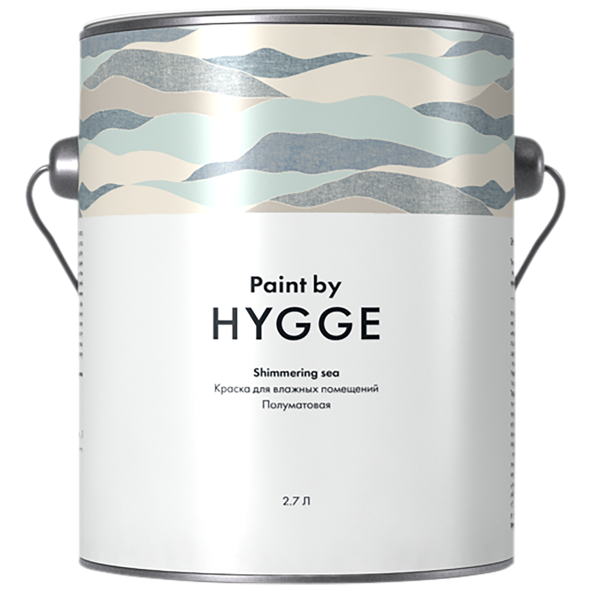 картинка HYGGE Paint Shimmering Sea база C 2.7 л. | интернет-магазин фотообоев ELEGANT HOME DECOR