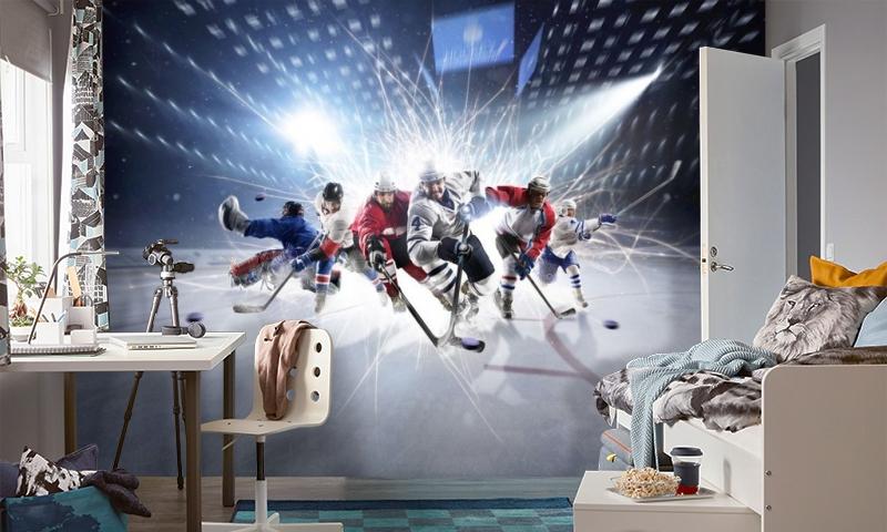 картинка 3D Фотообои «Хоккей!» | интернет-магазин фотообоев ARTDECO