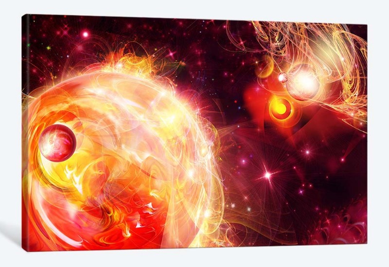 картинка 5D картина  «Пылающие звезды» | интернет-магазин фотообоев ARTDECO
